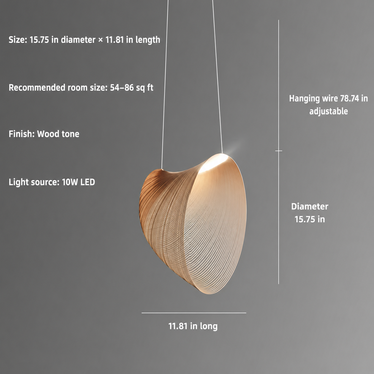 Wood Pendant Lamp