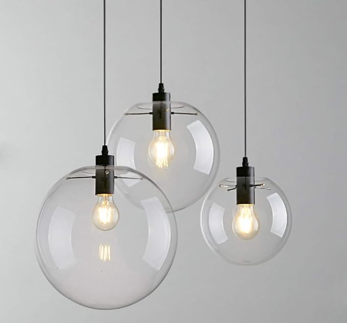 Glass Globe Pendant Lamp