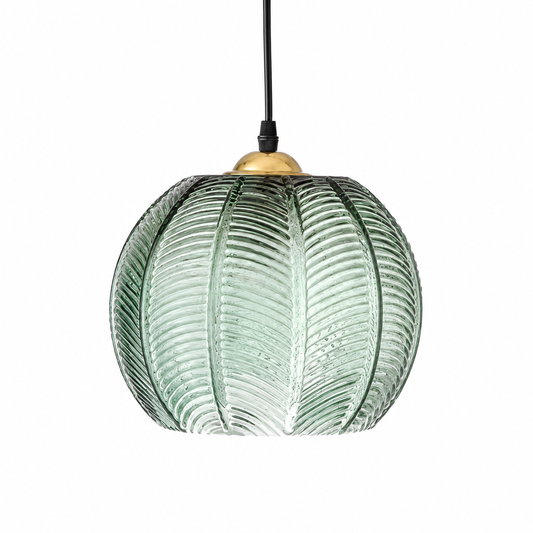 Green Glass Pendant Lamp