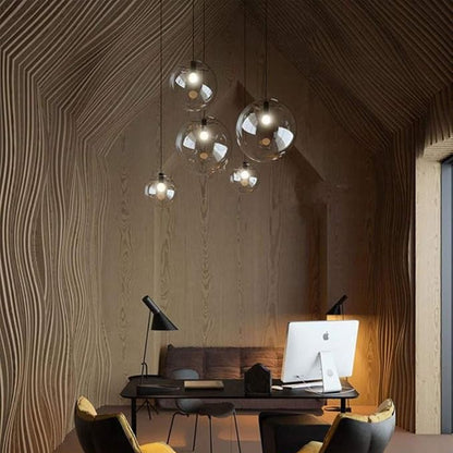 Glass Globe Pendant Lamp