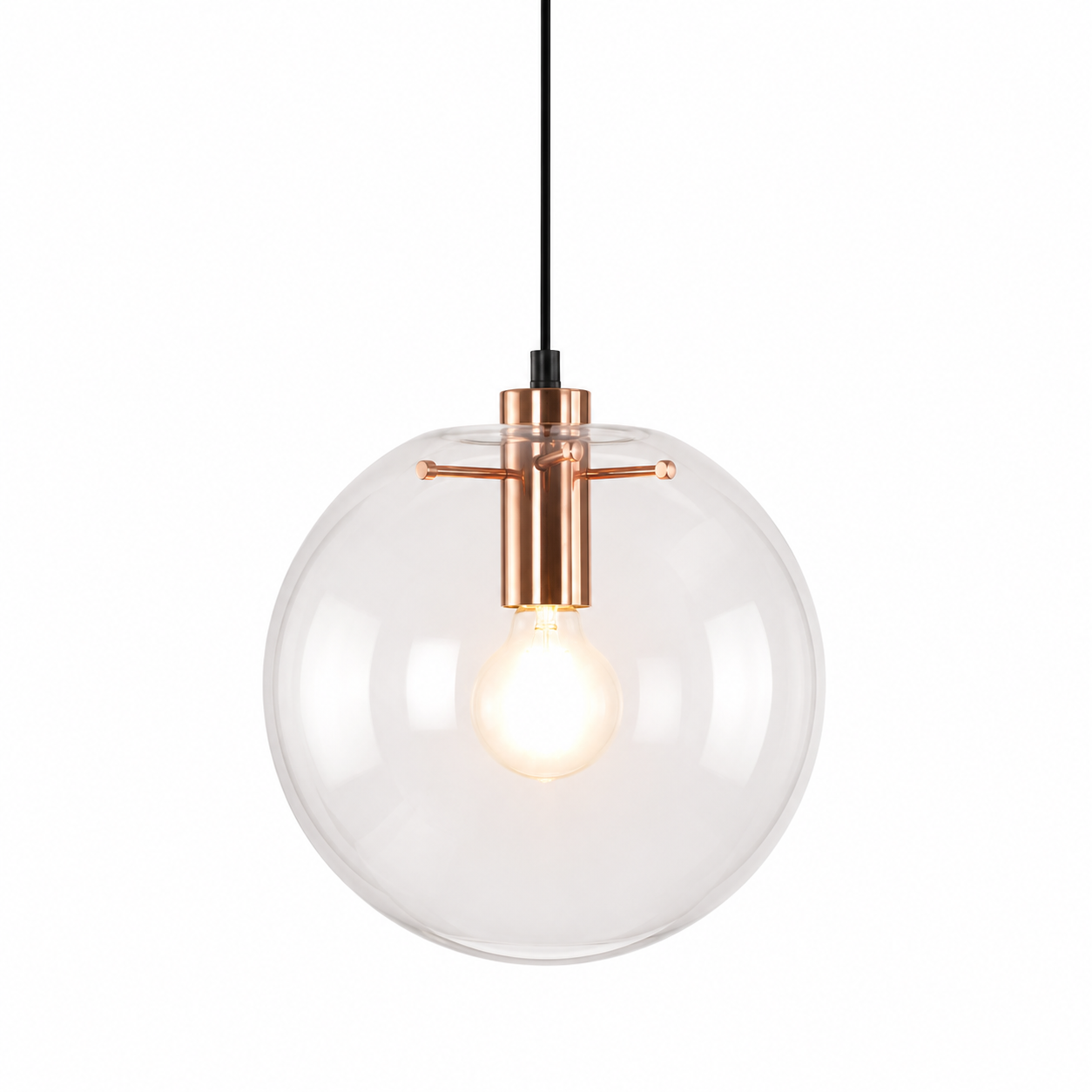 Glass Globe Pendant Lamp