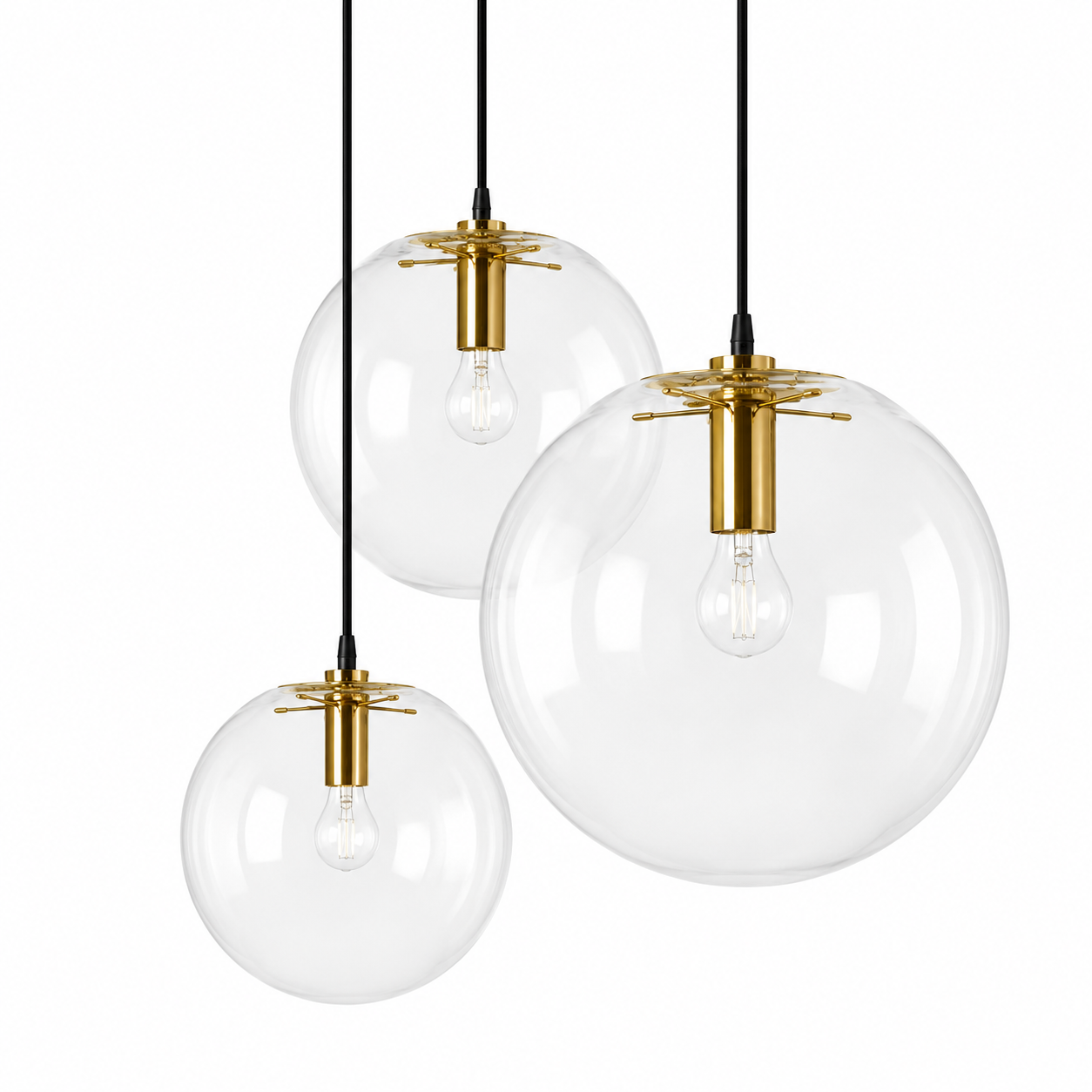 Glass Globe Pendant Lamp