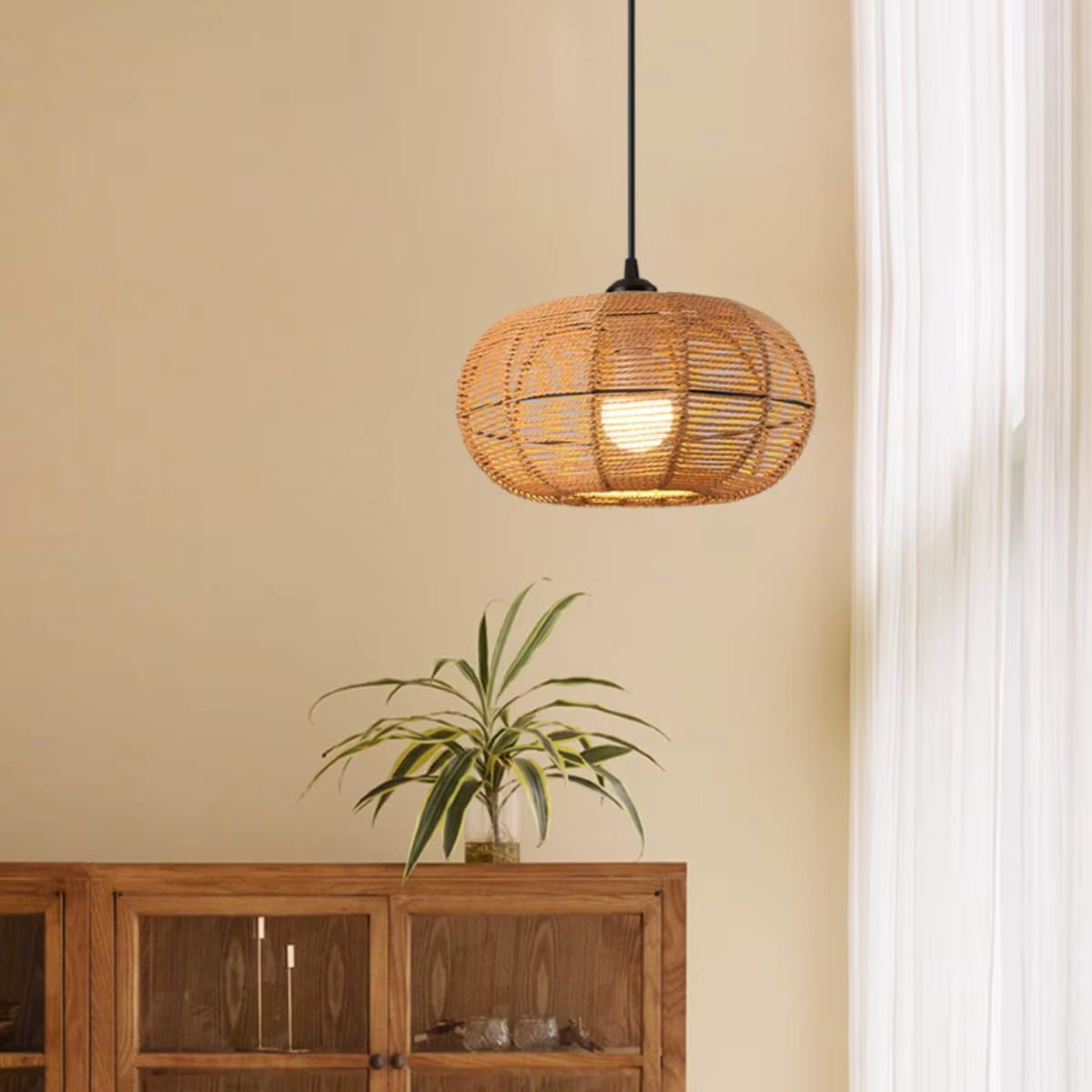 Wicker Pendant Lamp