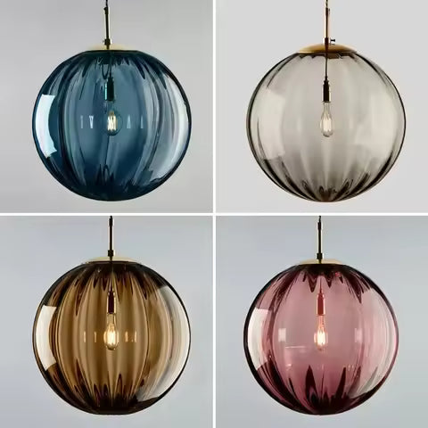 Blown Glass Pendant Lamp