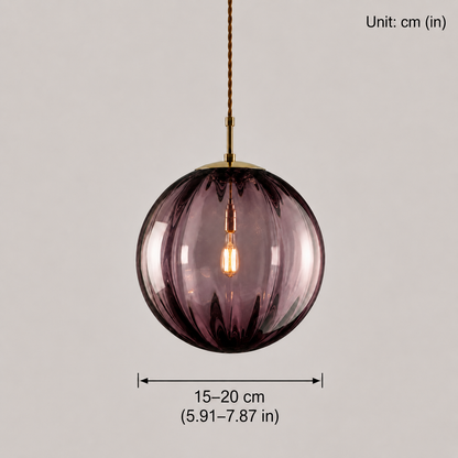 Blown Glass Pendant Lamp
