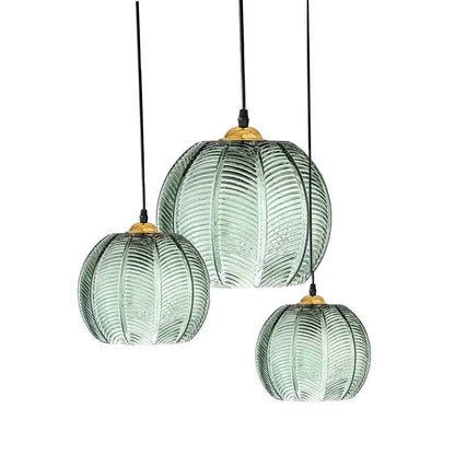 Green Glass Pendant Lamp